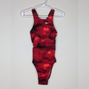 Nike Red Swim Suit Bathing Suit 6 22